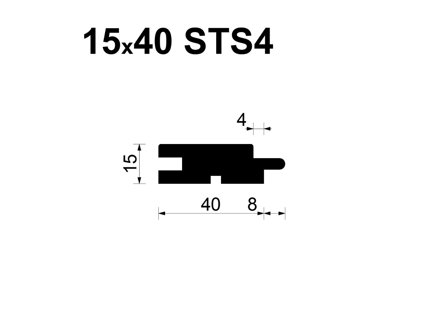 Вагонка STS4 Ольха (ЕА) 15*40*2100